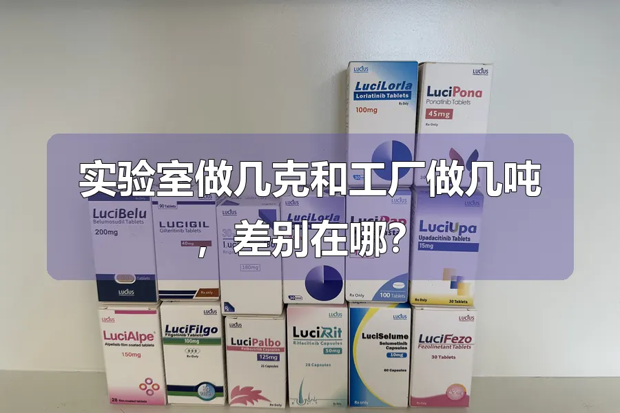 实验室做几克和工厂做几吨,差别在哪?